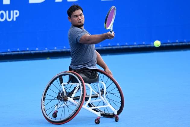 Mohamad Yusshazwan YUSOFF (MAS), SEPTEMBER 29, 2025 - Wheelchair Tennis : Kinoshita Group Japan Open Wheelchair Tennis Championships 2025 Men s Wheelchair Tennis Doubles Final at Ariake Coliseum, Tokyo, Japan. Noxthirdxpartyxsales  aflo_305232788