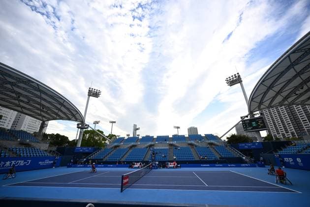 General view, SEPTEMBER 29, 2025 - Wheelchair Tennis : Kinoshita Group Japan Open Wheelchair Tennis Championships 2025 Men s Wheelchair Tennis Doubles Final at Ariake Coliseum, Tokyo, Japan. Noxthirdxpartyxsales  aflo_305232795