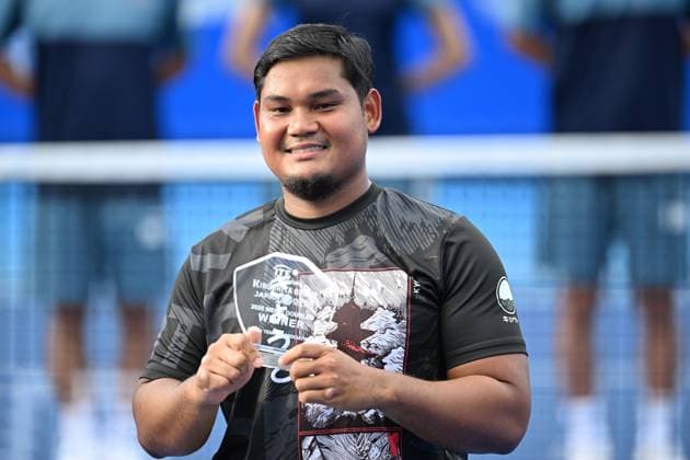 Mohamad Yusshazwan YUSOFF (MAS), SEPTEMBER 29, 2025 - Wheelchair Tennis : Kinoshita Group Japan Open Wheelchair Tennis Championships 2025 Men s Wheelchair Tennis Doubles Award ceremony at Ariake Coliseum, Tokyo, Japan. Noxthirdxpartyxsales  aflo_305232804
