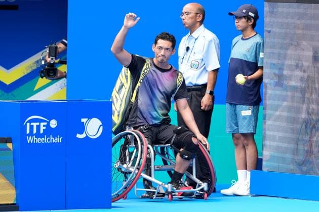 Daisuke Arai (JPN), SEPTEMBER 29, 2025 - Tennis : Singles Final match at Ariake Colosseum during Kinoshita Group Japan Open Wheelchair Tennis Championship 2025 in Tokyo, Japan. Noxthirdxpartyxsales  aflo_305254035