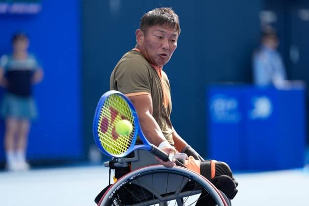 Yoshinobu Fujimoto (JPN), SEPTEMBER 29, 2025 - Tennis : Doubles Final match at Ariake Tennis Forest Park during Kinoshita Group Japan Open Wheelchair Tennis Championship 2025 in Tokyo, Japan. Noxthirdxpartyxsales  aflo_305253725
