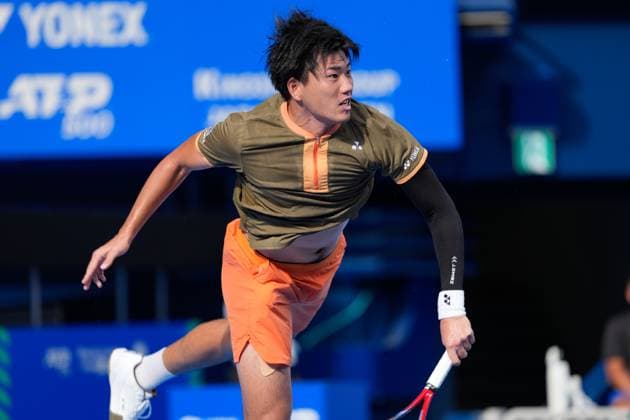 Takeru Yuzuki (JPN), SEPTEMBER 29, 2025 - Tennis : Doubles Semi-final match at Ariake Colosseum during Kinoshita Group Japan Open Tennis Championships 2025 in Tokyo, Japan. Noxthirdxpartyxsales  aflo_305253633