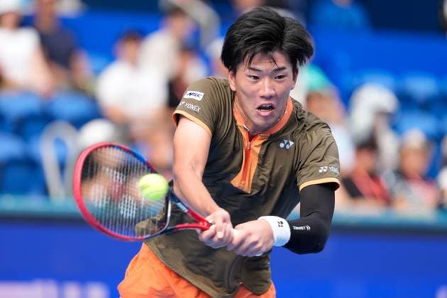 Takeru Yuzuki (JPN), SEPTEMBER 29, 2025 - Tennis : Doubles Semi-final match at Ariake Colosseum during Kinoshita Group Japan Open Tennis Championships 2025 in Tokyo, Japan. Noxthirdxpartyxsales  aflo_305253652