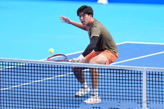 Takeru Yuzuki (JPN), SEPTEMBER 29, 2025 - Tennis : Doubles Semi-final match at Ariake Colosseum during Kinoshita Group Japan Open Tennis Championships 2025 in Tokyo, Japan. Noxthirdxpartyxsales  aflo_305253667