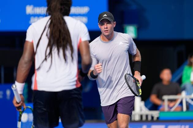 Christian Harrison (USA), SEPTEMBER 29, 2025 - Tennis : Doubles Semi-final match at Ariake Colosseum during Kinoshita Group Japan Open Tennis Championships 2025 in Tokyo, Japan. Noxthirdxpartyxsales  aflo_305253630