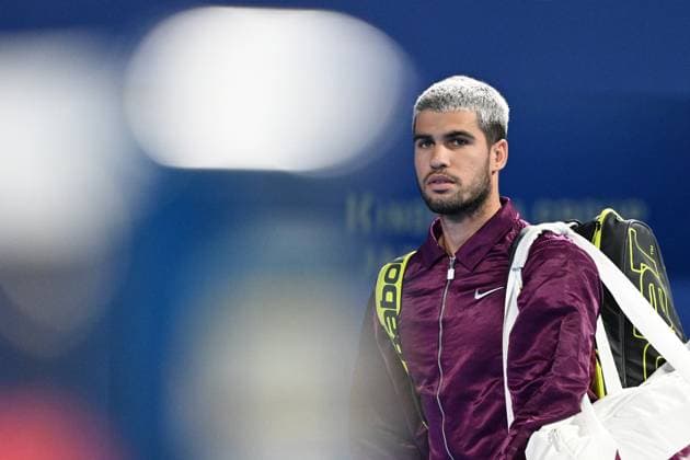 Carlos ALCARAZ (ESP), SEPTEMBER 29, 2025 - Tennis : Kinoshita Group Japan Open Tennis Championships 2025 Men s Singles Semi-final at Ariake Coliseum, Tokyo, Japan. Noxthirdxpartyxsales  aflo_305231916