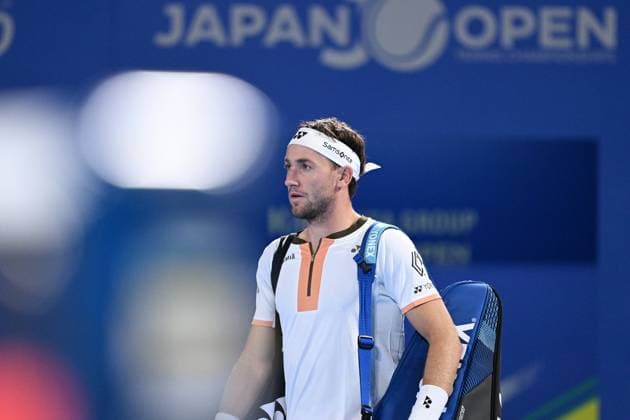 Casper RUUD (NOR), SEPTEMBER 29, 2025 - Tennis : Kinoshita Group Japan Open Tennis Championships 2025 Men s Singles Semi-final at Ariake Coliseum, Tokyo, Japan. Noxthirdxpartyxsales  aflo_305231919