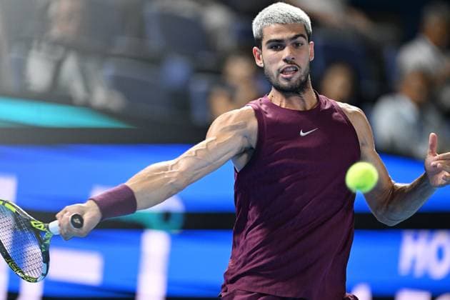 Carlos ALCARAZ (ESP), SEPTEMBER 29, 2025 - Tennis : Kinoshita Group Japan Open Tennis Championships 2025 Men s Singles Semi-final at Ariake Coliseum, Tokyo, Japan. Noxthirdxpartyxsales  aflo_305231896