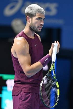 Carlos ALCARAZ (ESP), SEPTEMBER 29, 2025 - Tennis : Kinoshita Group Japan Open Tennis Championships 2025 Men s Singles Semi-final at Ariake Coliseum, Tokyo, Japan. Noxthirdxpartyxsales  aflo_305231899