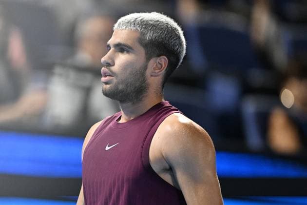 Carlos ALCARAZ (ESP), SEPTEMBER 29, 2025 - Tennis : Kinoshita Group Japan Open Tennis Championships 2025 Men s Singles Semi-final at Ariake Coliseum, Tokyo, Japan. Noxthirdxpartyxsales  aflo_305231900