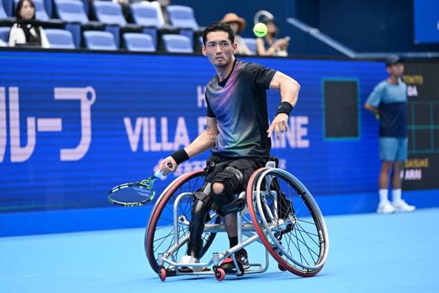Daisuke Arai (JPN), SEPTEMBER 29, 2025 - Wheelchair Tennis : Kinoshita Group Japan Open Wheelchair Tennis Championships 2025 Men s Wheelchair Tennis Singles Final at Ariake Coliseum, Tokyo, Japan. Noxthirdxpartyxsales  aflo_305232753