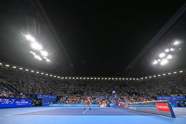 General view, Carlos ALCARAZ (ESP), SEPTEMBER 29, 2025 - Tennis : Kinoshita Group Japan Open Tennis Championships 2025 Men s Singles Semi-final at Ariake Coliseum, Tokyo, Japan. Noxthirdxpartyxsales  aflo_305231824