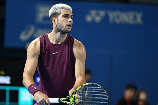 Carlos ALCARAZ (ESP), SEPTEMBER 29, 2025 - Tennis : Kinoshita Group Japan Open Tennis Championships 2025 Men s Singles Semi-final at Ariake Coliseum, Tokyo, Japan. Noxthirdxpartyxsales  aflo_305231846