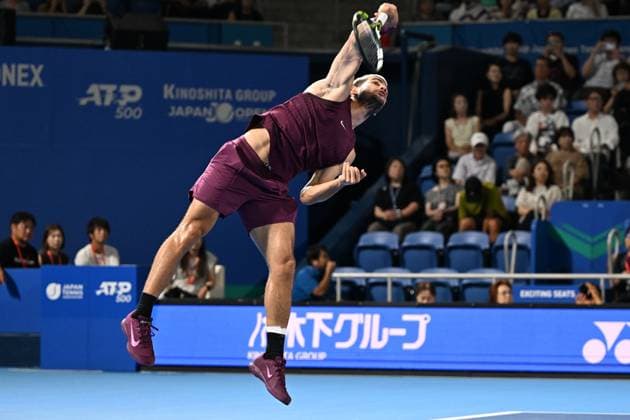 Carlos ALCARAZ (ESP), SEPTEMBER 29, 2025 - Tennis : Kinoshita Group Japan Open Tennis Championships 2025 Men s Singles Semi-final at Ariake Coliseum, Tokyo, Japan. Noxthirdxpartyxsales  aflo_305231848