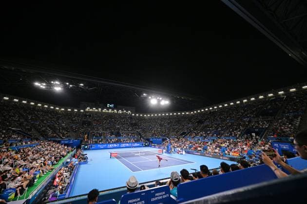 General view, Carlos ALCARAZ (ESP), SEPTEMBER 29, 2025 - Tennis : Kinoshita Group Japan Open Tennis Championships 2025 Men s Singles Semi-final at Ariake Coliseum, Tokyo, Japan. Noxthirdxpartyxsales  aflo_305231807