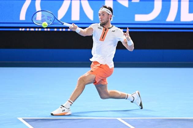 Casper RUUD (NOR), SEPTEMBER 29, 2025 - Tennis : Kinoshita Group Japan Open Tennis Championships 2025 Men s Singles Semi-final at Ariake Coliseum, Tokyo, Japan. Noxthirdxpartyxsales  aflo_305231809