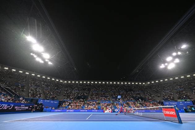 General view, Carlos ALCARAZ (ESP), SEPTEMBER 29, 2025 - Tennis : Kinoshita Group Japan Open Tennis Championships 2025 Men s Singles Semi-final at Ariake Coliseum, Tokyo, Japan. Noxthirdxpartyxsales  aflo_305231823