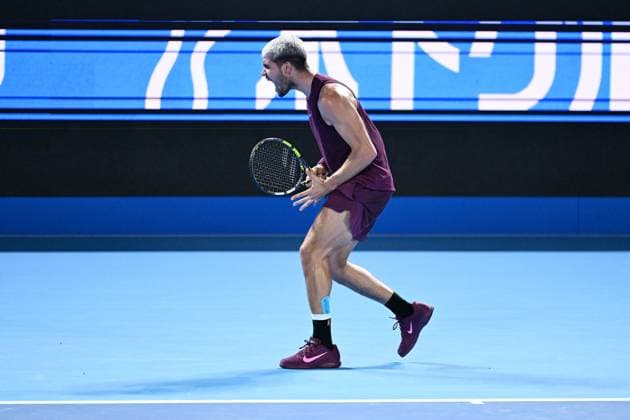 Carlos ALCARAZ (ESP), SEPTEMBER 29, 2025 - Tennis : Kinoshita Group Japan Open Tennis Championships 2025 Men s Singles Semi-final at Ariake Coliseum, Tokyo, Japan. Noxthirdxpartyxsales  aflo_305231839