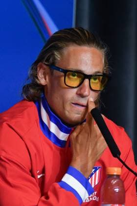 September 29, 2025, Madrid, Spain: Marcos Llorente of Atletico de Madrid attends a press conference, PK, Pressekonferenz ahead of their UEFA Champions League 2025 26 match against Eintracht Frankfurt at Riyadh Air Metropolitano. Madrid Spain - ZUMAs197 20250929_aaa_s197_297 Copyright: xAtilanoxGarciax