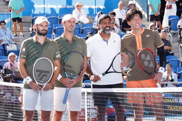 Tennis, ATP tournament in Tokyo, doubles final
