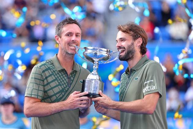 Hugo Nys (MON) & Edouard Roger-Vasselin (FRA), SEPTEMBER 30, 2025 - Tennis : Kinoshita Group Japan Open Tennis Championships 2025 Men s Doubles Award ceremony at Ariake Coliseum, Tokyo, Japan. Noxthirdxpartyxsales  aflo_305330489