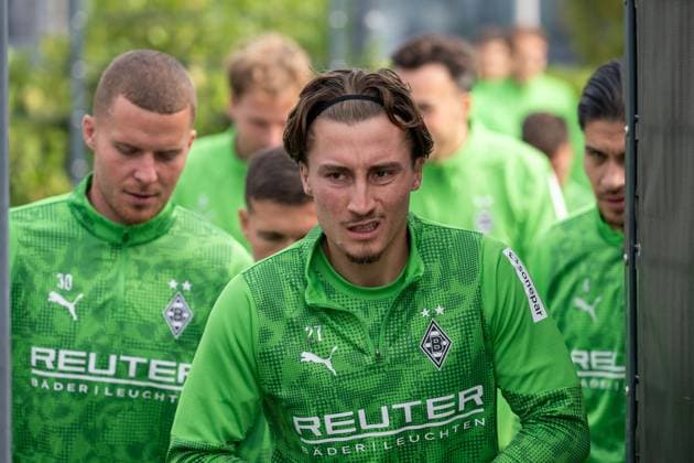 Football, 1st BL, Borussia Mönchengladbach, Training