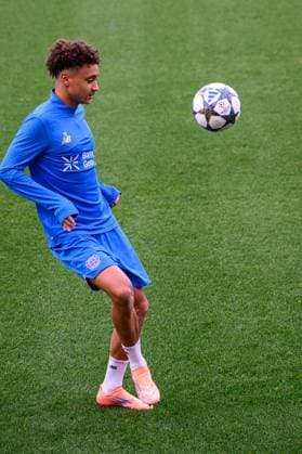 LEVERKUSEN, GERMANY - 30 SEPTEMBER, 2025: Elise Ben Seghir - UEFA Champions League, MD-1, practice FC Bayer 04 Leverkusen at BayArena.  Copyright: xVITALIIxKLIUIEVx