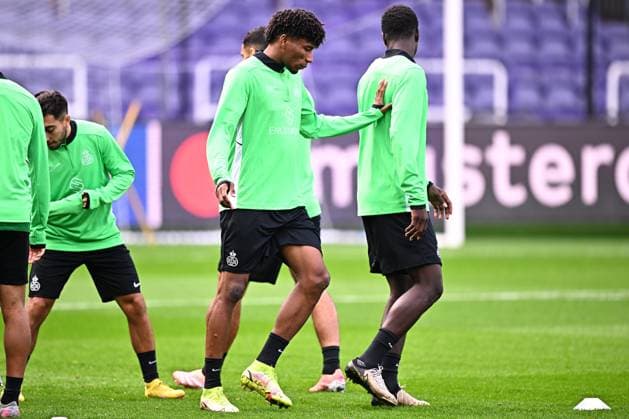 Royale Union Saint-Gilloise v Newcastle United - UEFA Champions League Media Activities 30 09 2025 BRUSSELS, BELGIUM - SEPTEMBER 30 : Rodriguez Cortez Kevin Jose forward of Union Saint-Gilloise pictured during a training session ahead of the UEFA Champions League 2025 26 League Phase MD2 match between Royale Union Saint-Gilloise and Newcastle United on September 30, 2025 in Brussels, Belgium, 30 09 2025 Brussels Belgium  Copyright: xTomasxSiskx
