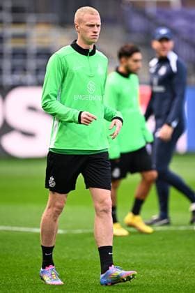 Royale Union Saint-Gilloise v Newcastle United - UEFA Champions League Media Activities 30 09 2025 BRUSSELS, BELGIUM - SEPTEMBER 30 : Patris Louis defender of Union Saint-Gilloise pictured during a training session ahead of the UEFA Champions League 2025 26 League Phase MD2 match between Royale Union Saint-Gilloise and Newcastle United on September 30, 2025 in Brussels, Belgium, 30 09 2025 Brussels Belgium  Copyright: xTomasxSiskx