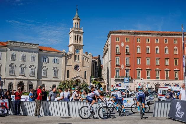 PXL_CroRace stage 1 CroRace cycling race Stage 1 start in Split, Croatia on 30. September. Stage one is 162 kilometers long from Split to Sinj.  ZvonimirxBarisin PIXSELL