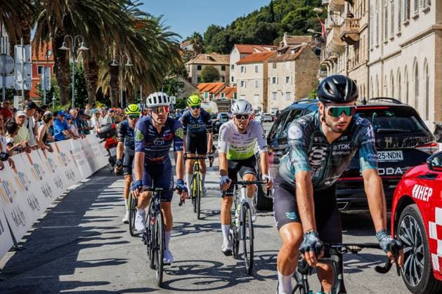 PXL_CroRace stage 1 CroRace cycling race Stage 1 start in Split, Croatia on 30. September. Stage one is 162 kilometers long from Split to Sinj.  ZvonimirxBarisin PIXSELL