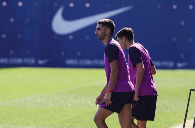 September 30, 2025, Sant Joan Despi, Barcelona, SPAIN: Ferran Torres during the training day of FC Barcelona, Barca ahead UEFA Champions League 2025 26, football match against Paris Saint Germain at Ciudad Esportiva Joan Gamper on September 30, 2025 in Sant Joan Despi, Barcelona, Spain. Sant Joan Despi SPAIN - ZUMAa181 20250930_zaa_a181_028 Copyright: xJavierxBorregox