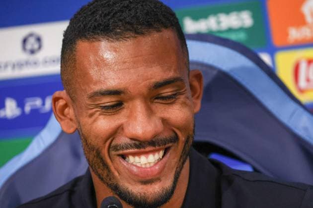 September 30, 2025, Napoli, Campania, ITALIA: Juan Jesus of SSC Napoli During the press conference, PK, Pressekonferenz on September 30, 2025, valid for the Champions League, before the 2025 26 match between Napoli and Sporting Lisbon in Naples at the Stadio Maradona..In the photo: Napoli ITALIA - ZUMAs236 20250930_aap_s236_004 Copyright: xFabioxSassox