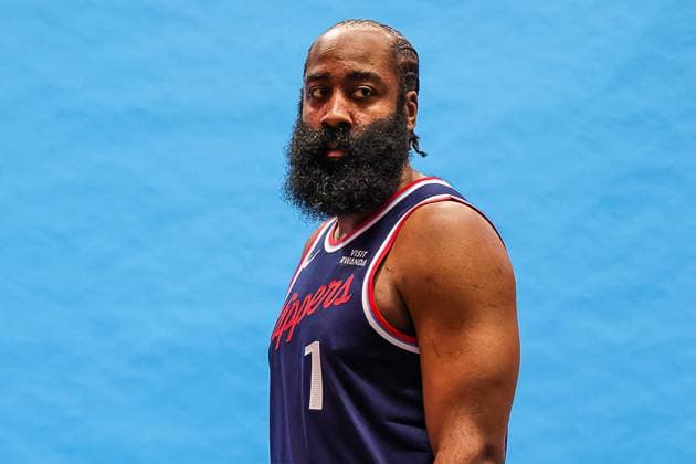 RECORD DATE NOT STATED Los Angeles Clippers Media Day - Intuit Dome (SPO) Los Angeles Clippers Media Day. September 29, 2025, Inglewood, California, USA: James Harden Media Day Los Angeles Clippers Season 2025-2026 at Intuit Dome Inglewood, California. Credit:Bruno De Witt Zanotto TheNews2 (Foto: Bruno Zanotto Thenews2 imago images) SPO  Copyright: xBrunoxxZanottox