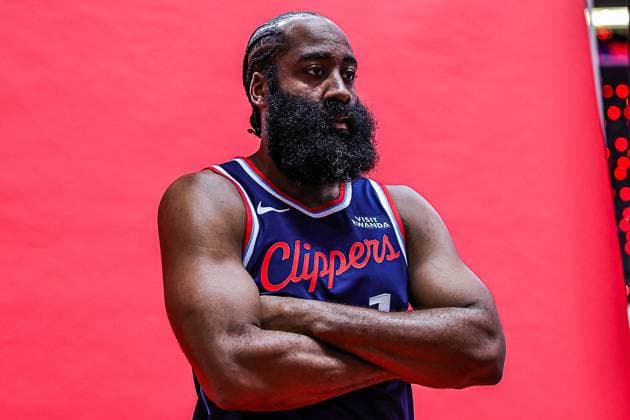 RECORD DATE NOT STATED Los Angeles Clippers Media Day - Intuit Dome (SPO) Los Angeles Clippers Media Day. September 29, 2025, Inglewood, California, USA: James Harden Media Day Los Angeles Clippers Season 2025-2026 at Intuit Dome Inglewood, California. Credit:Bruno De Witt Zanotto TheNews2 (Foto: Bruno Zanotto Thenews2 imago images) SPO  Copyright: xBrunoxxZanottox