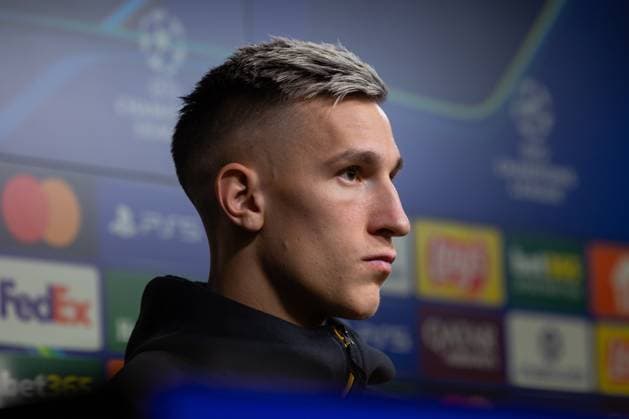 30 09 2025, Press conference for the UEFA Champions League match between Borussia Dortmund and Atletico Bilbao, Nico Schlotterbeck Borussia Dortmund , Dortmund Training ground Borussia Dortmund NRW Germany xRHR PHOTO DEx Copyright: DennisxEwert RHR-FOTOx RHR-FOTO DE