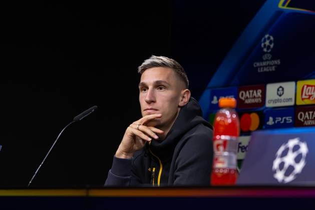 30 09 2025, Press conference for the UEFA Champions League match between Borussia Dortmund and Atletico Bilbao, Nico Schlotterbeck Borussia Dortmund is thoughtful, Dortmund training ground Borussia Dortmund NRW Germany xRHR PHOTO DEx Copyright: DennisxEwert RHR-FOTOx RHR-FOTO DE