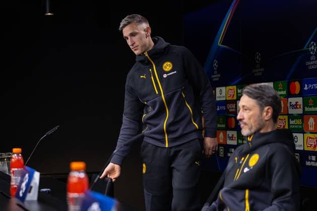 30 09 2025, Press conference for the UEFA Champions League match between Borussia Dortmund and Atletico Bilbao, Nico Schlotterbeck Borussia Dortmund , Dortmund Training ground Borussia Dortmund NRW Germany xRHR PHOTO DEx Copyright: DennisxEwert RHR-FOTOx RHR-FOTO DE