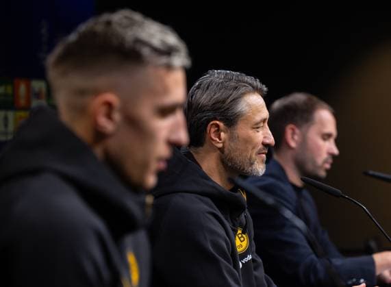 30 09 2025, Press conference for the UEFA Champions League match between Borussia Dortmund and Atletico Bilbao, Coach Niko Kovac Borussia Dortmund , Dortmund Training ground Borussia Dortmund NRW Germany xRHR PHOTO ENx Copyright: DennisxEwert RHR-FOTOx RHR-FOTO DE