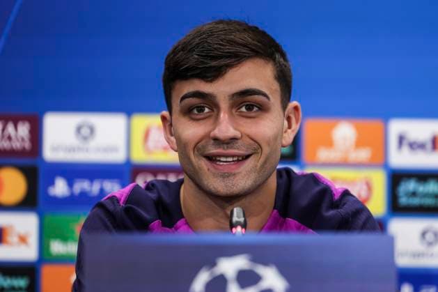 September 30, 2025, Sant Joan Despi, Barcelona, SPAIN: Pedri of FC Barcelona, Barca attends his press conference, PK, Pressekonferenz during the training day of FC Barcelona ahead the UEFA Champions League 2025 26, football match against Paris Saint-Germain at Ciudad Esportiva Joan Gamper on September 30, 2025 in Sant Joan Despi, Barcelona, Spain. Sant Joan Despi SPAIN - ZUMAa181 20250930_zaa_a181_054 Copyright: xJavierxBorregox