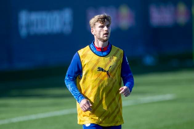 Football, RB Leipzig, Timo Werner injured after comeback - Archive pictures