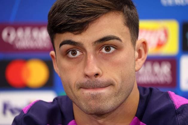 Hansi Flick press conference, PK, Pressekonferenz before UEFA Champions League match against PSG Pedri holds a press conference before the UEFA Champions League match against PSG in Barcelona, Spain, on September 30, 2025. Barcelona Barcelona Spain  Copyright: xUrbanandsportx originalFilename:urbanandsport-hansifli250930_npwHv.jpg