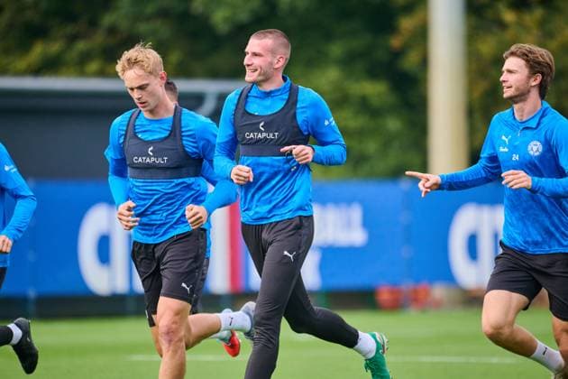 30 09 2025, Football, Men, 2 BL, Season 2025 2026, Training Holstein Kiel David Zec Kiel, Projensdorf Projensdorf, Training ground, Kuns Schleswig Holstein Germany