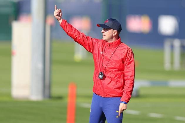 Training RB Leipzig Bundesliga Leipzig, 30 09 2025, Training center at Cottaweg, Season 2025 2026, Football, Men, 1 Bundesliga , Training RB Leipzig , In the picture coach Ole Werner ,