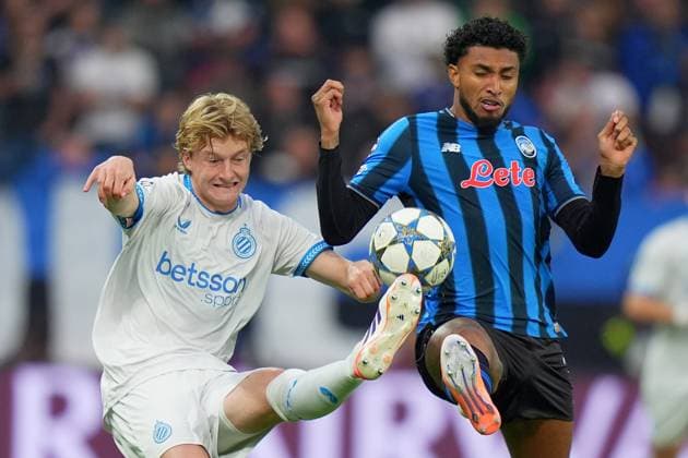 Football, CL, Atalanta Bergamo - Club Brugge