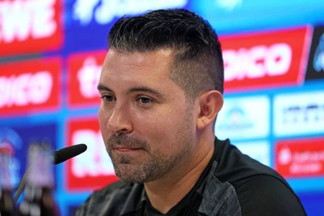 Football, Men, 3 Liga, Season 2025 2026, TSV 1860 Munich, Press conference, Grünwalder Strasse 114 Alper Kayabunar, Interim coach TSV 1860 Munich at the press conference, Head, Portrait