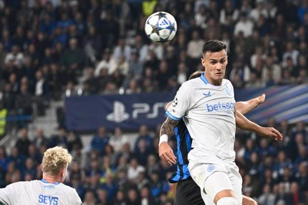Atalanta v Club Brugge - UEFA Champions League BERGAMO, ITALY - SEPTEMBER 30 : Stankovic Aleksandar midfielder of Club Brugge during the UEFA Champions League 2025 26 League Phase MD2 match between Atalanta and Club Brugge on September 30, 2025 in Bergamo, Italy, 30 09 2025 Bergamo Italy  Copyright: xPeterxDexVoechtx