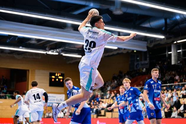 Grosswallstadt 2 HBL 25 26 TV Grosswallstadt SG BBM Bietigheim Moritz Strosack Bietigheim Elsenfeld Untermainhalle Bayern Germany