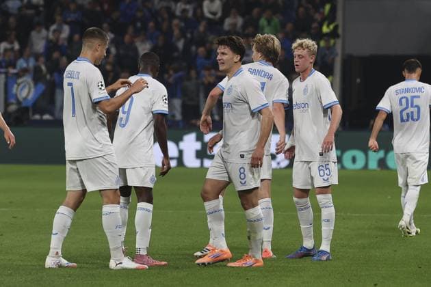 during Atalanta BC vs Club Brugge, Chanpions League 2025-26 League phase, Matchday 2Â°, game at New Balance Arena in Bergamo (BG), Italy, on September 30, 2025.  Copyright: xDavidexCasentini IPAxSportx xipa-agency.netx xx IPA_65969936 IPA_Agency_IPA65969936