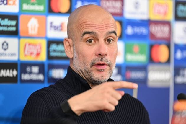 Ahead of Monaco v Manchester City - UEFA Champions League MONACO, MONACO - SEPTEMBER 30: Pep Guardiola, Manager of Manchester City speaks during a press conference, PK, Pressekonferenz ahead of the UEFA Champions League group stage week 2 match against AS Monaco at Stade Louis II in Monaco, Monaco on September 30, 2025. Mustafa Yalcin Anadolu Monaco Monaco. Editorial use only. Please get in touch for any other usage.  Copyright: x2025xAnadoluxMustafaxYalcinx